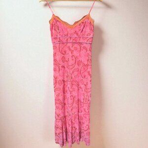 NWT Laundry Shelli Segal Lace Trim Midi Dress